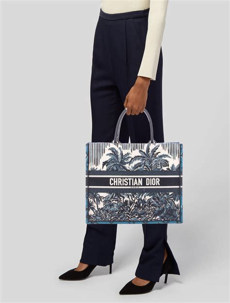 christian dior palm tree bag